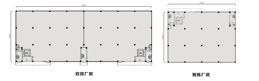 独栋与双拼工业厂房