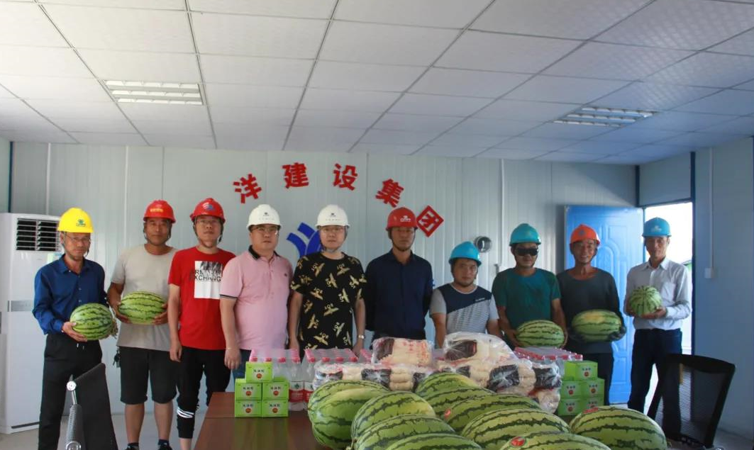 如东万洋众创城开展“送清凉”慰问活动