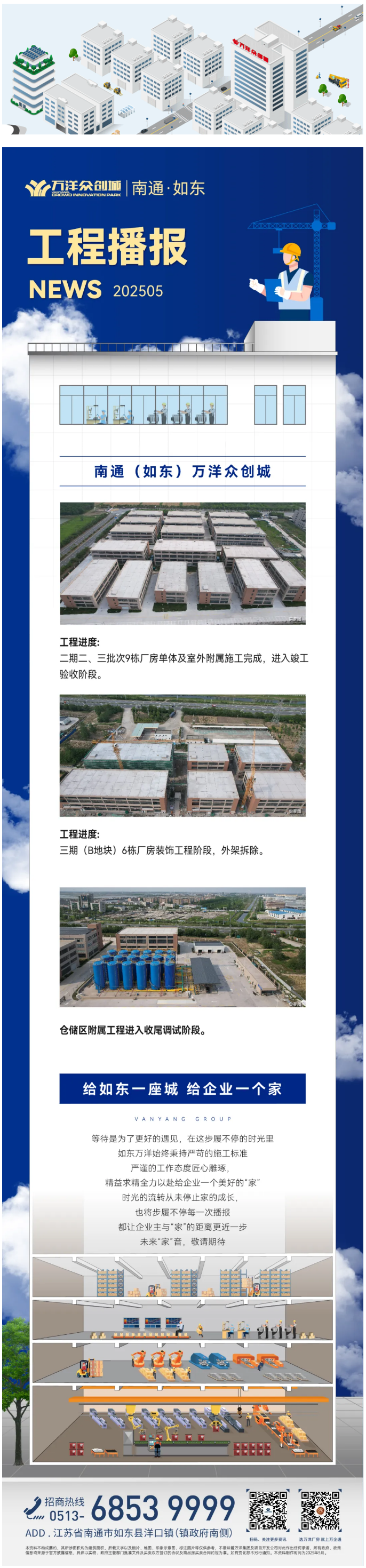 如东万洋众创城 | 5月工程进度播报