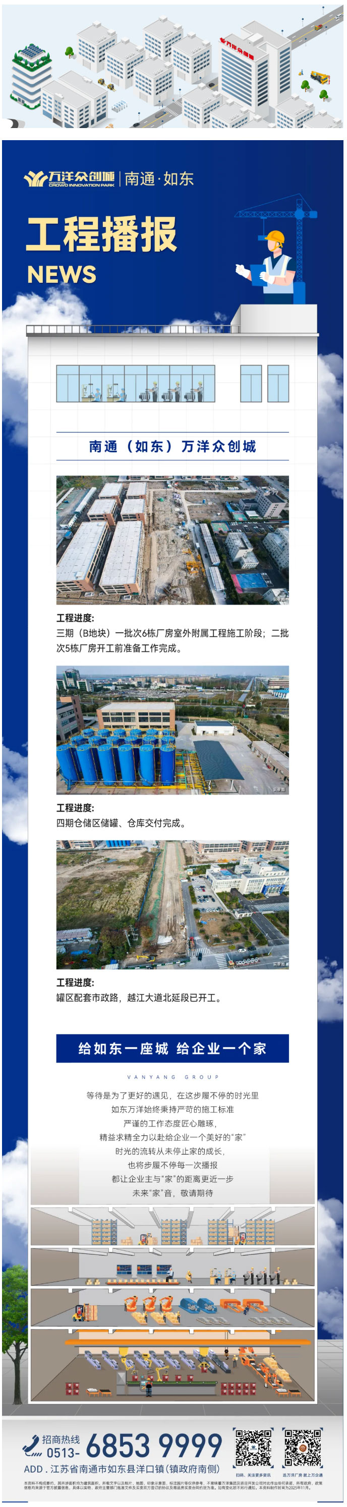 立冬深耕 美好可期 | 如东万洋众创城11月工程播报